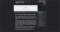 Desktop Screenshot of oakhill-garage.co.uk